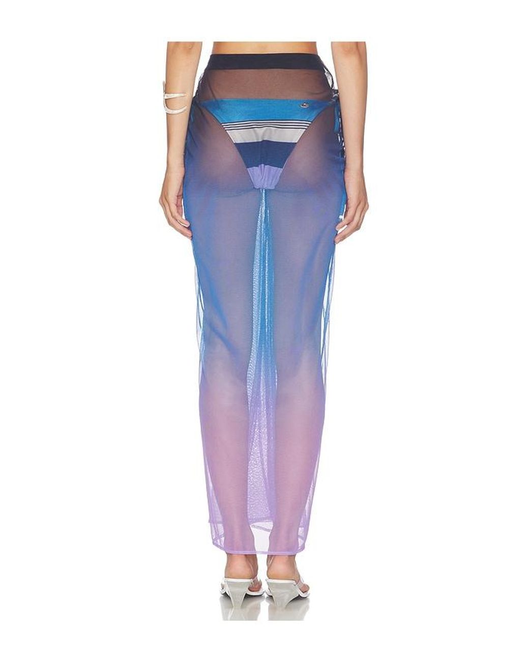 Baobab Blue Nia Maxi Skirt