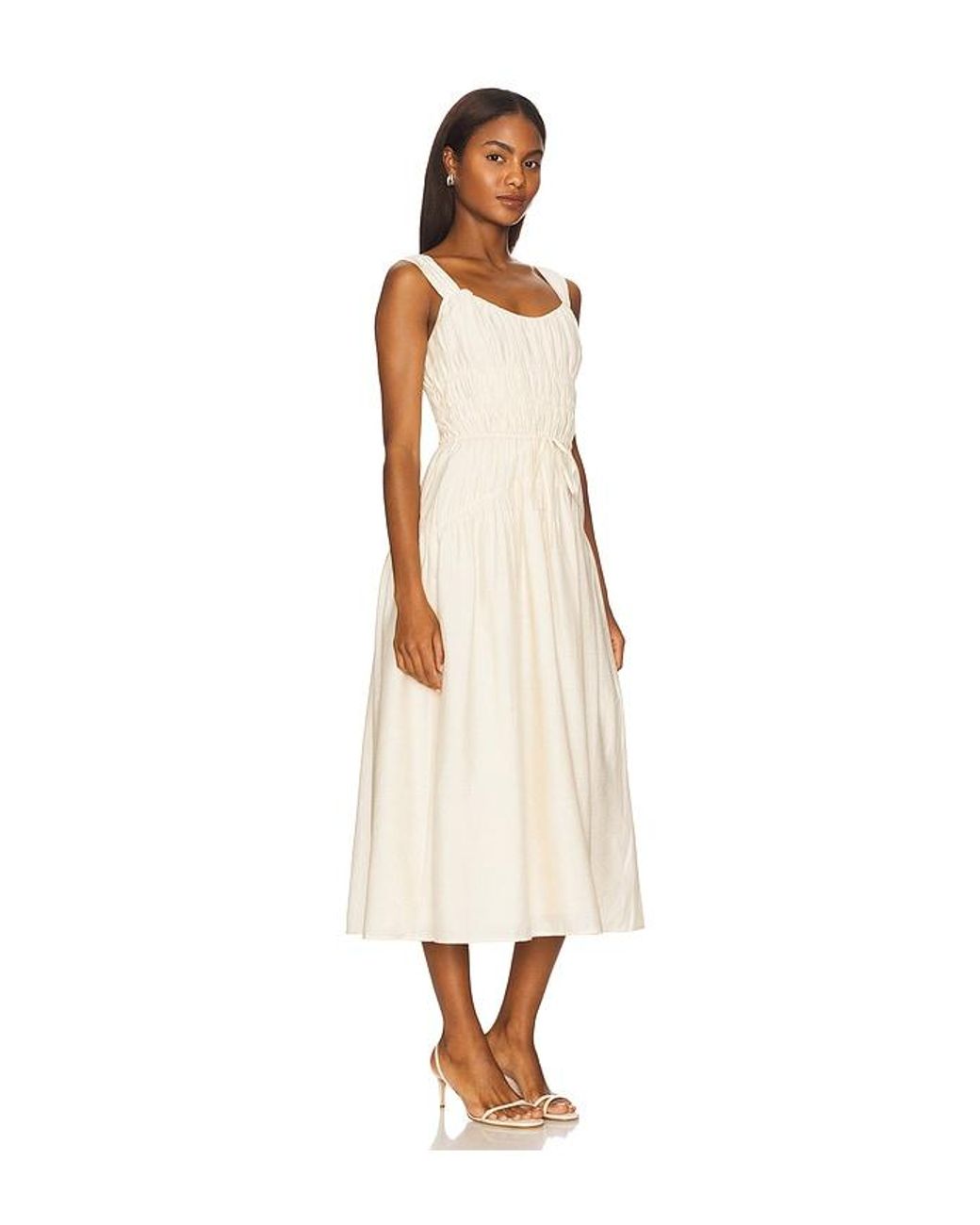 PAIGE White Arpeggio Dress