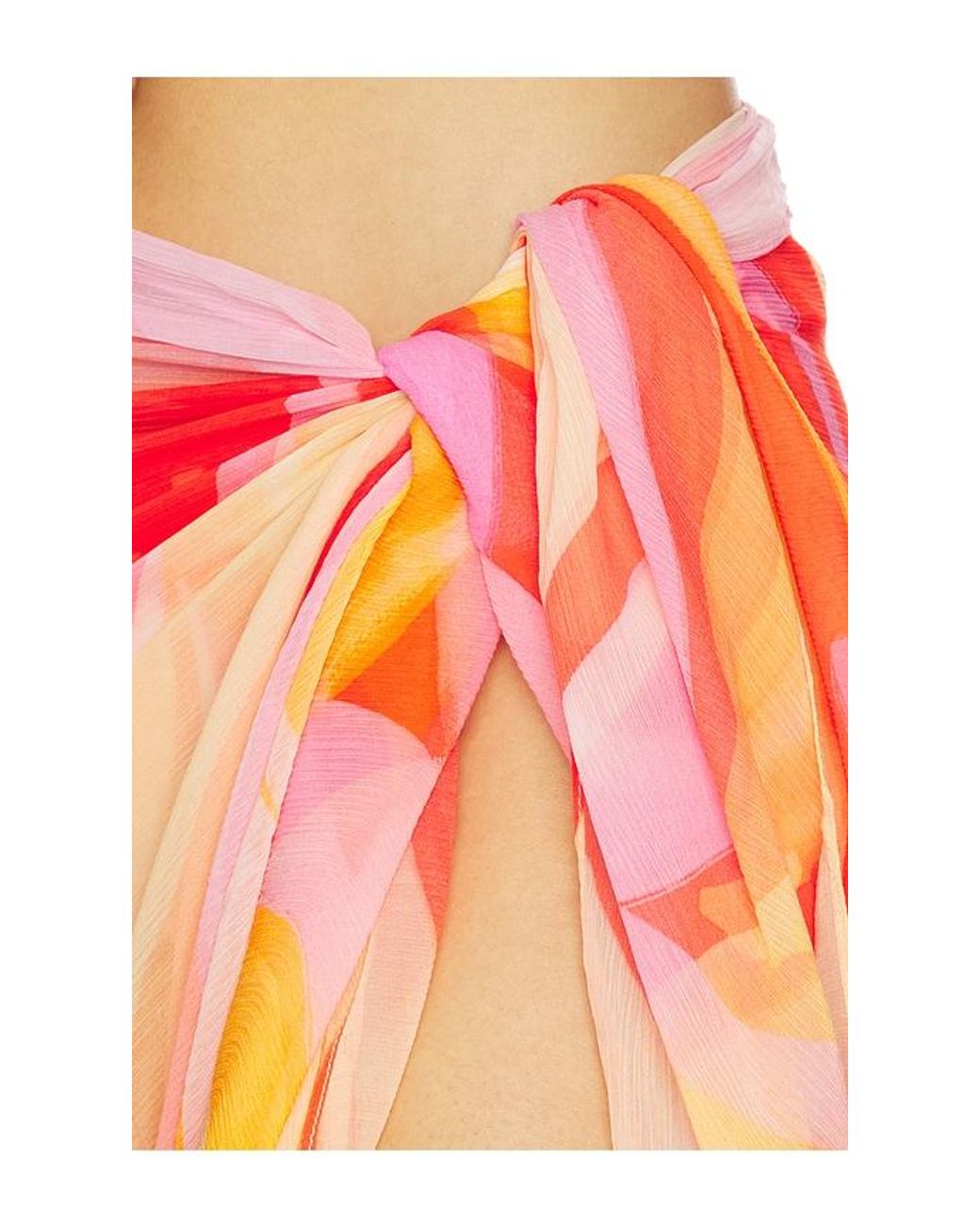 Away That Day Orange Santorini Sarong