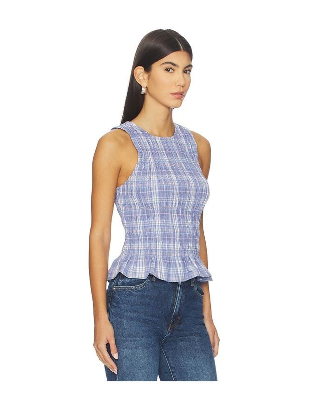 Lovers + Friends Blue Reese Top