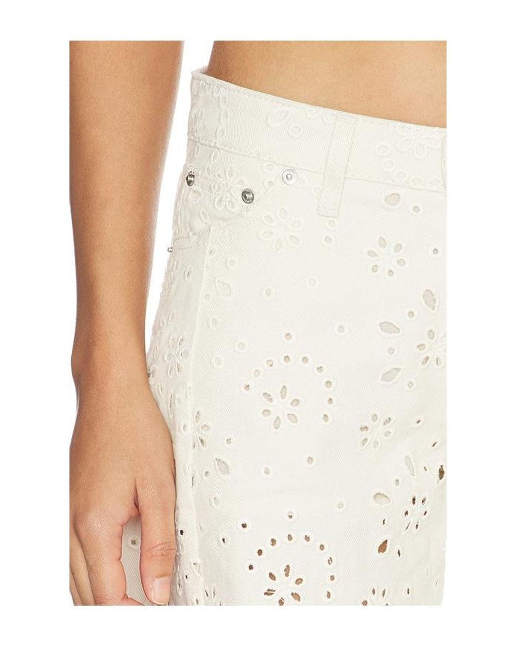 Steve Madden White Rori Jean