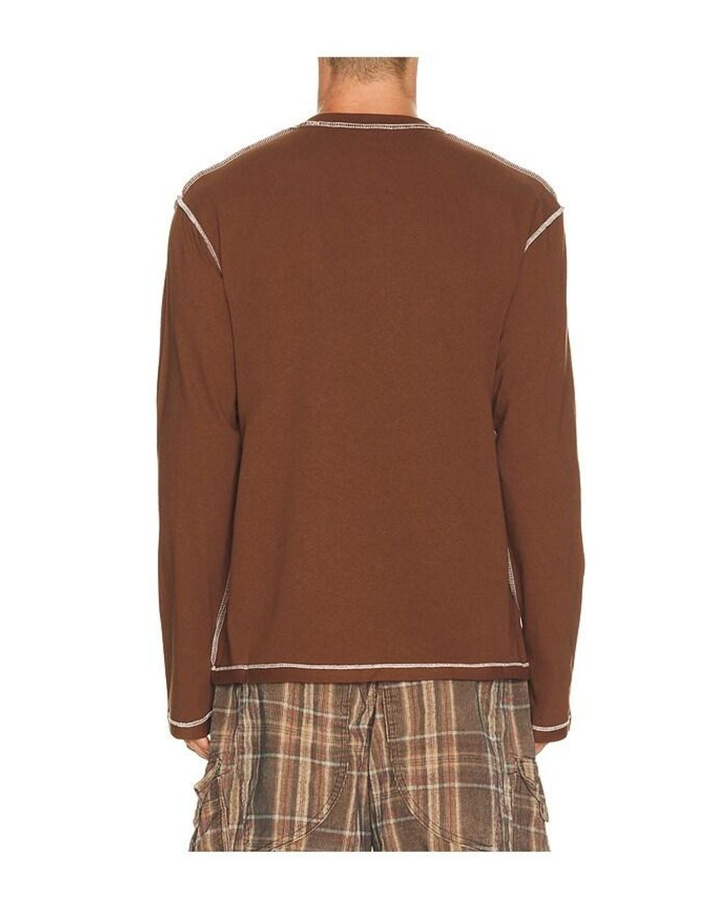 Palmes Brown Mermaid Long-Sleeve for men