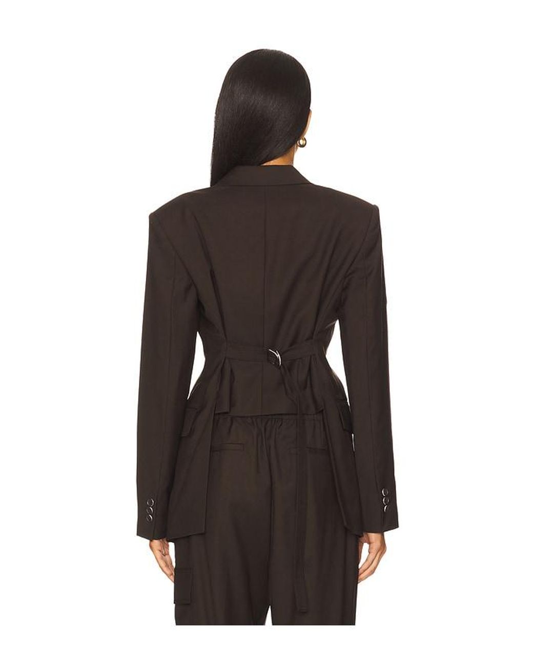 Helmut Lang Black Cut Away Blazer