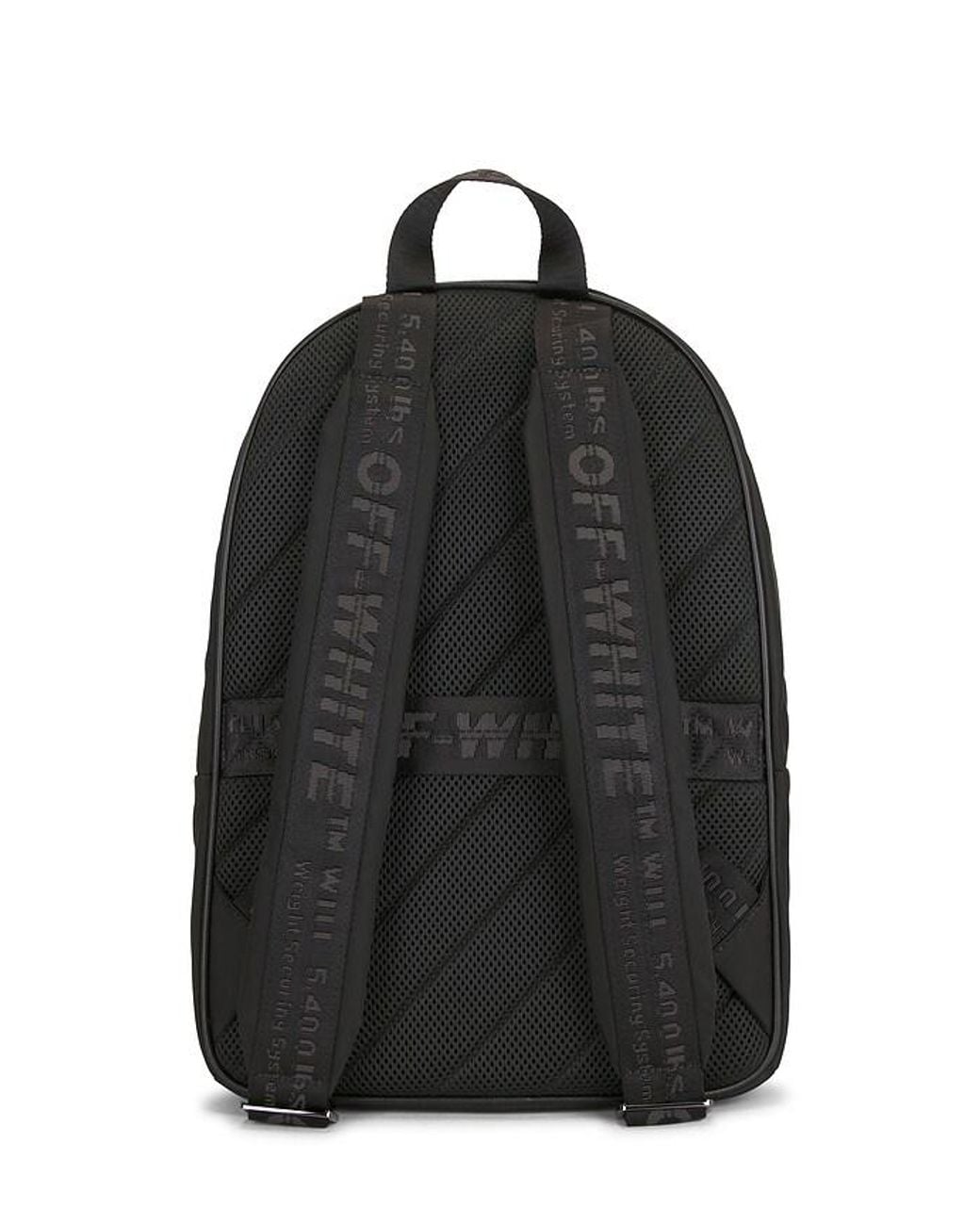 Off-White c/o Virgil Abloh Black Heritage Backpack for men