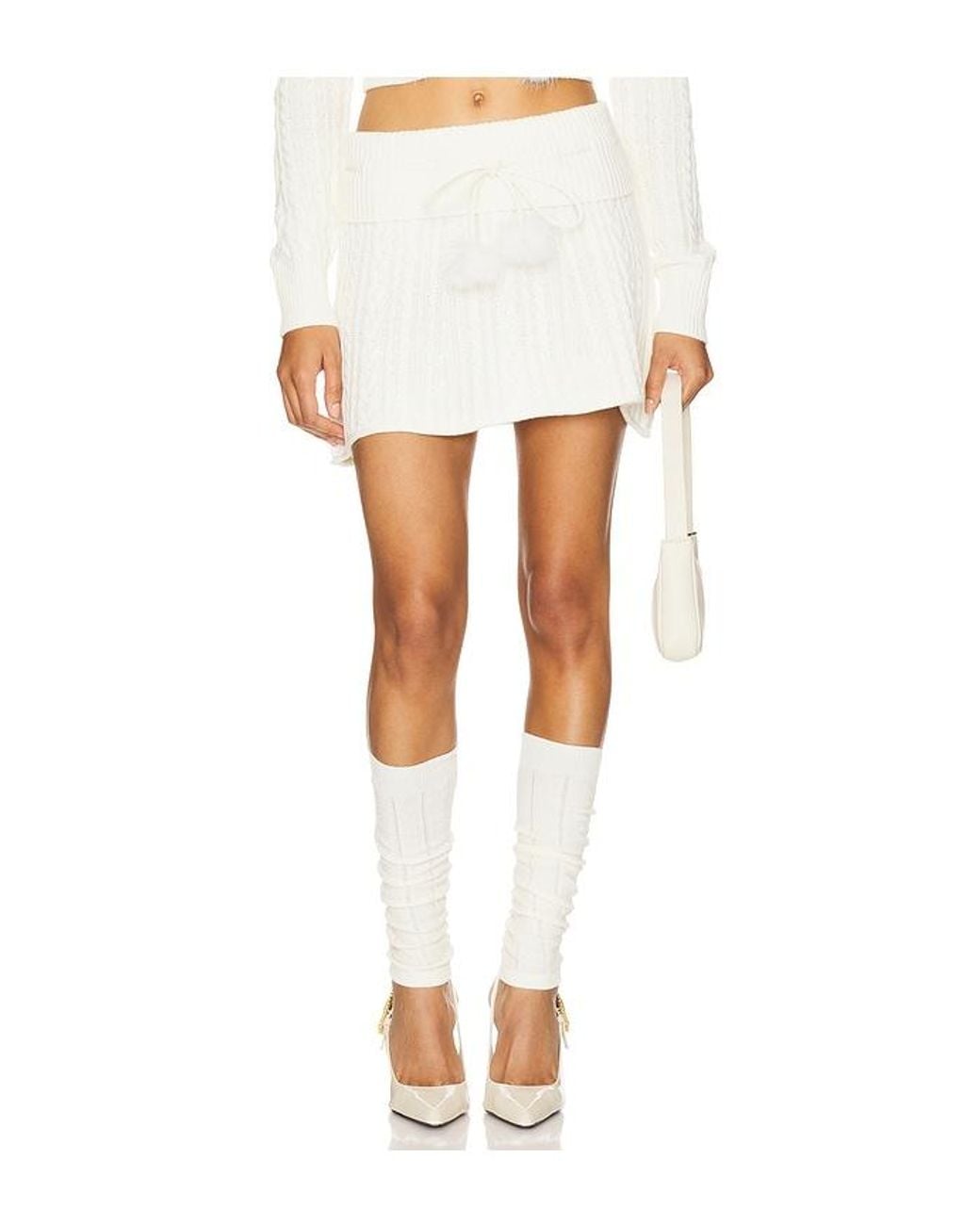 MAJORELLE White Tamar Skirt