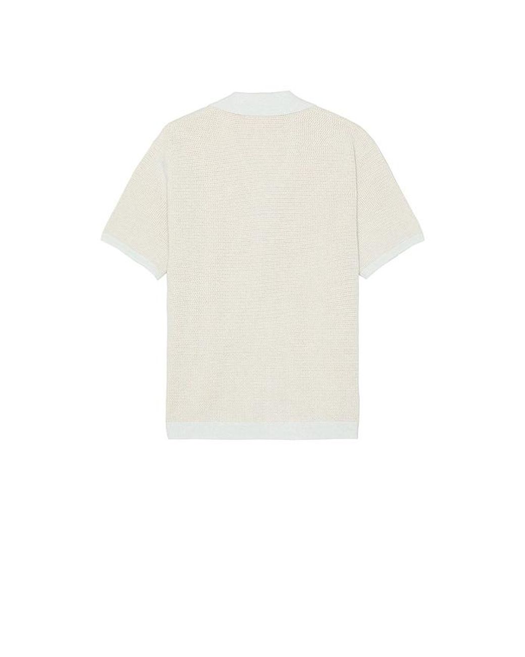 Marine Layer White Asher Sweater Resort Shirt for men