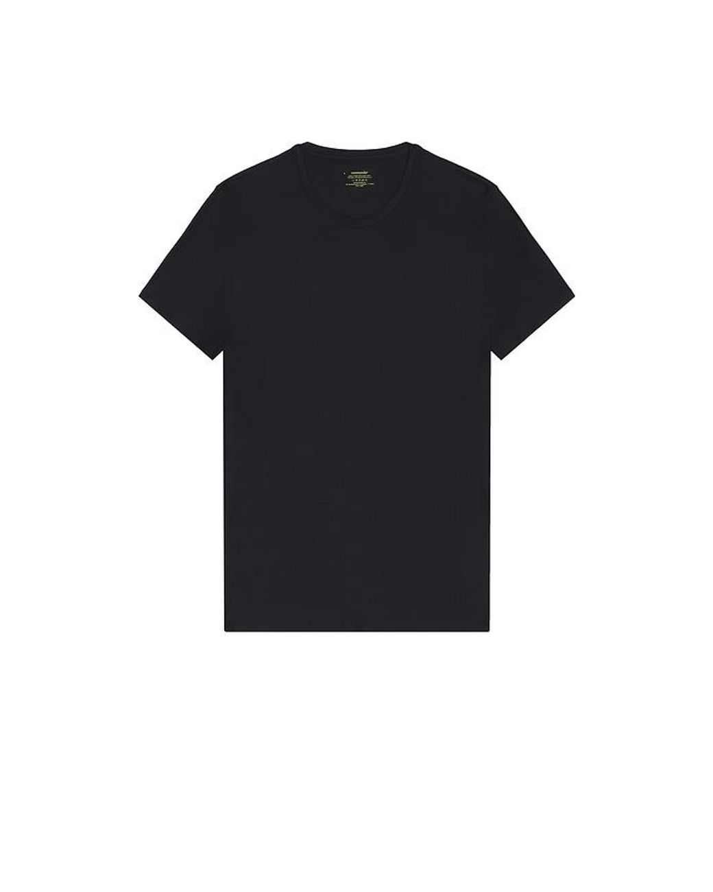 Microfiber 2 Pack Crewneck Undershirt en Black Commando pour homme