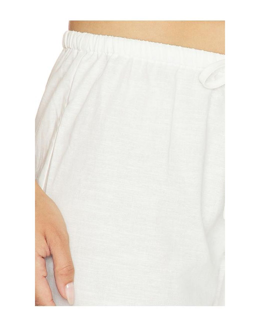 MORE TO COME White Jamie Pant