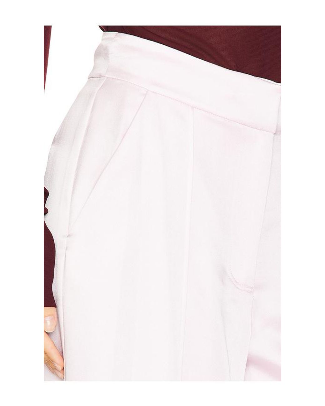Jonathan Simkhai White Kyra Wide Leg Pant