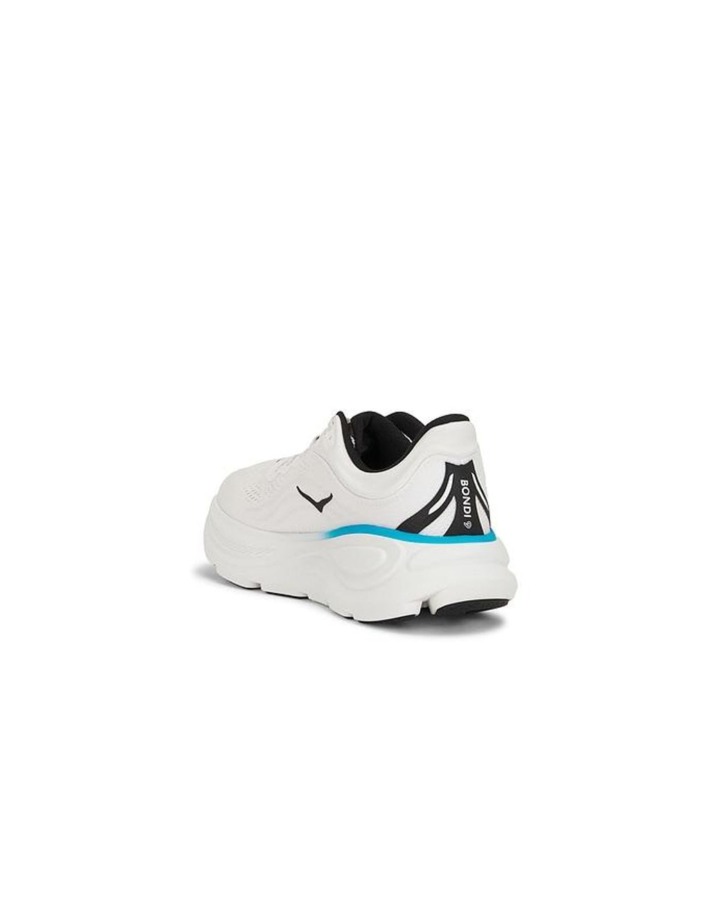 Hoka One One White Bondi 9 Sneaker for men
