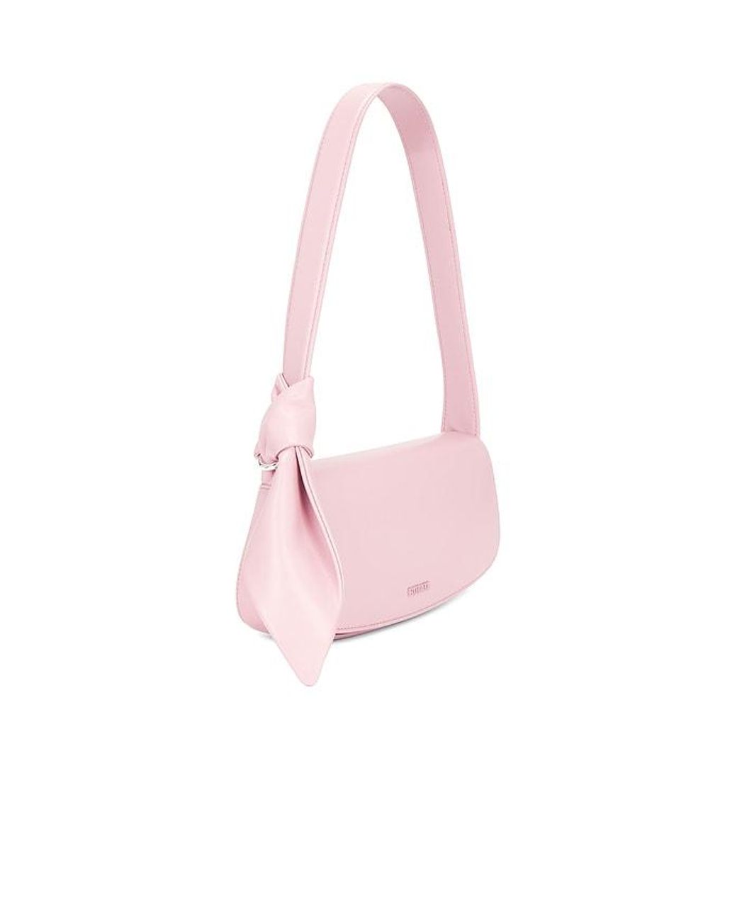 ROTATE BIRGER CHRISTENSEN Pink Leather Knot Strap Bag