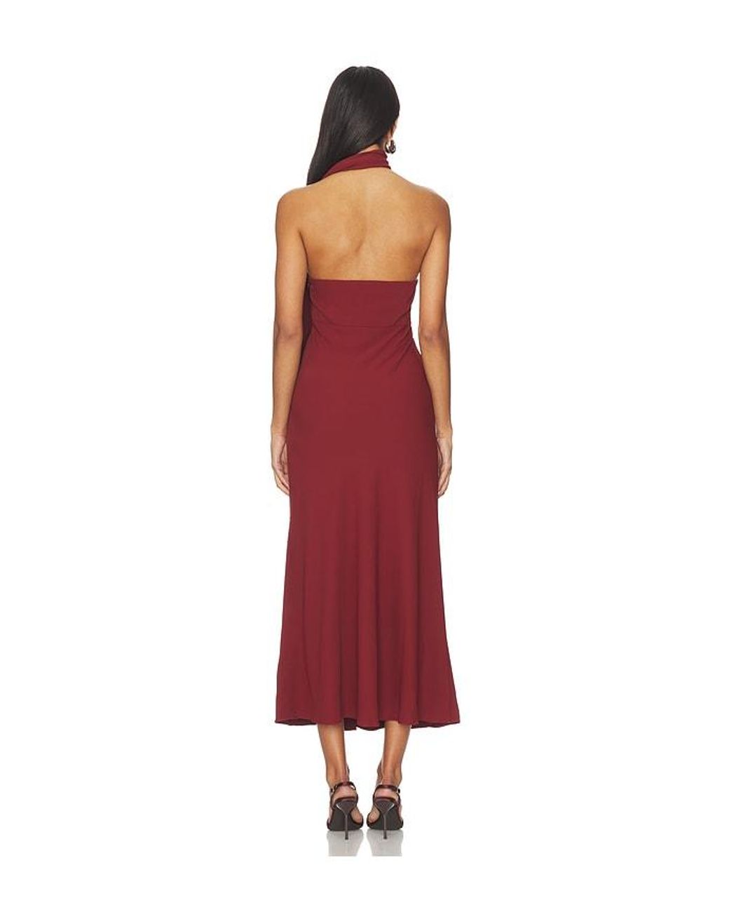 Astr Red Hilaire Dress