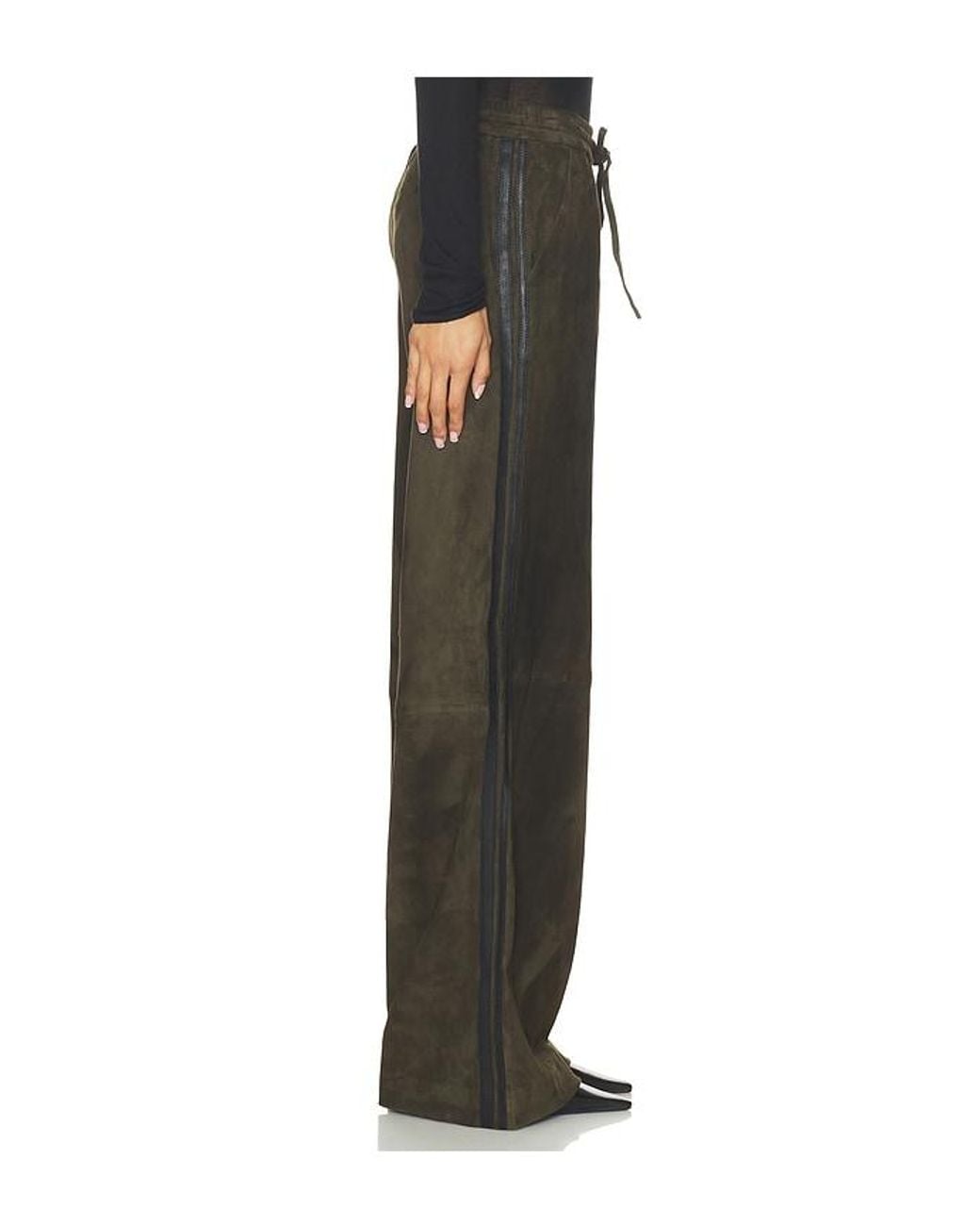 SPRWMN Black Baggy Athletic Sweatpants