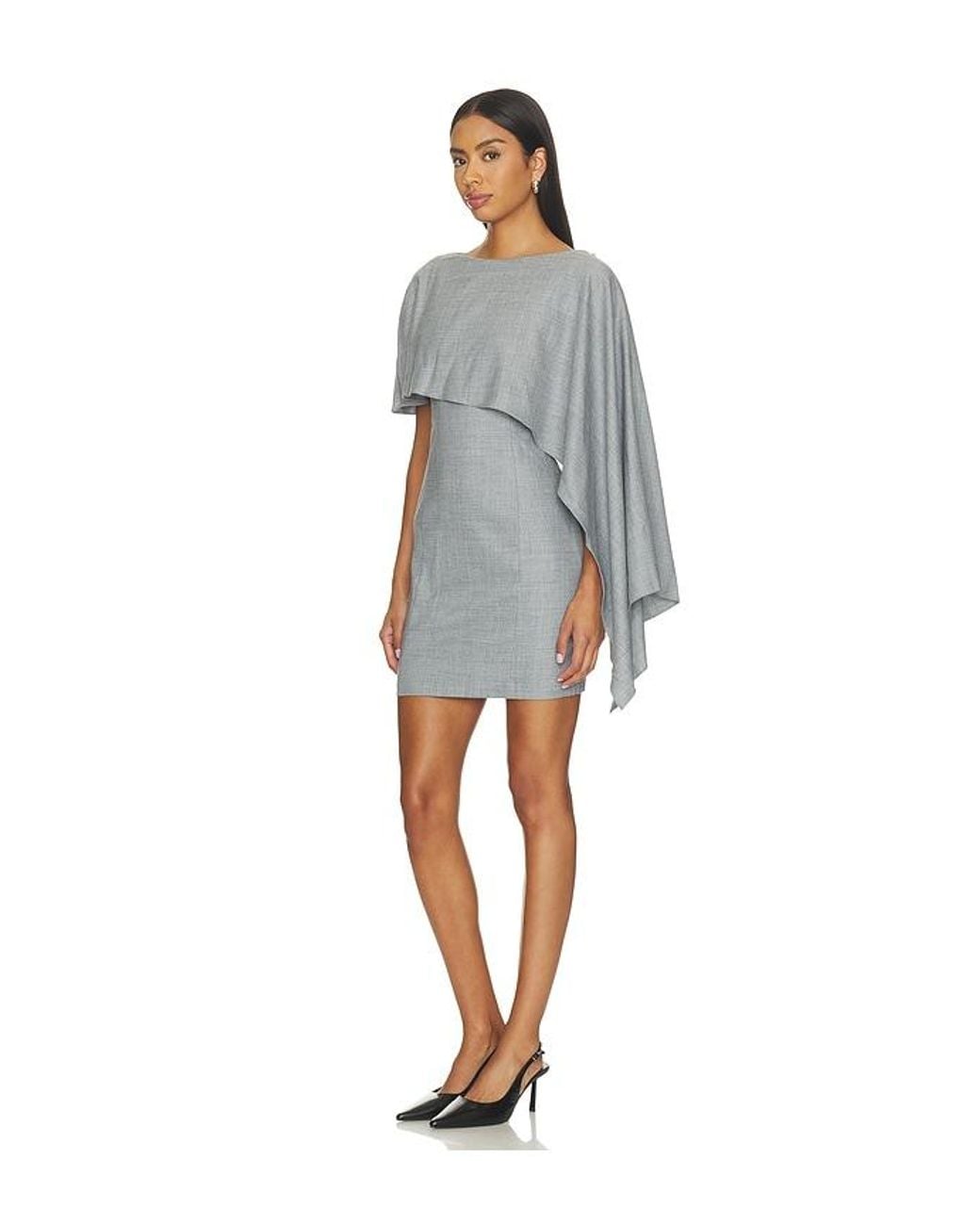 Amanda Uprichard Gray Soleil Dress