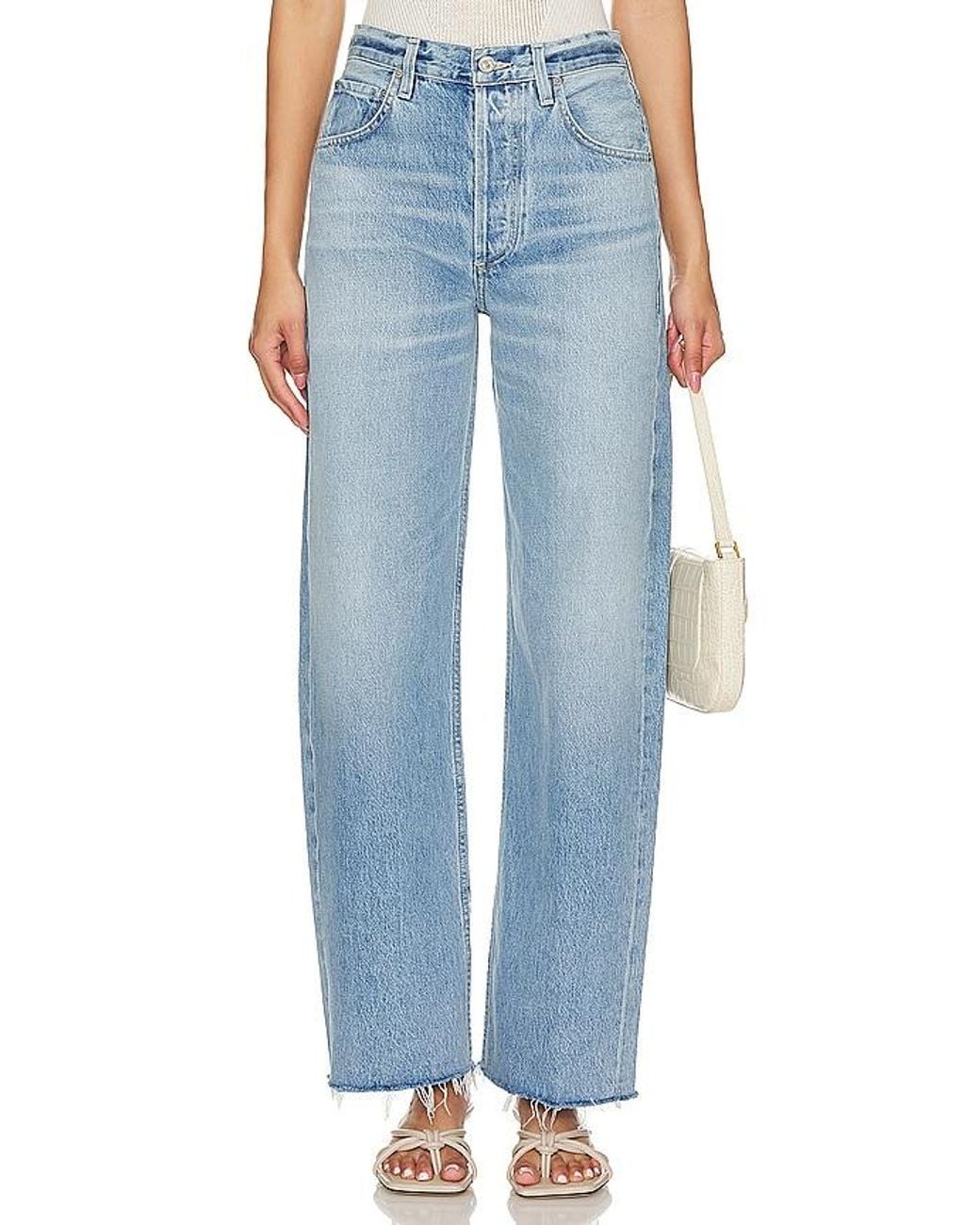 Citizens of Humanity Blue Ayla Split Hem