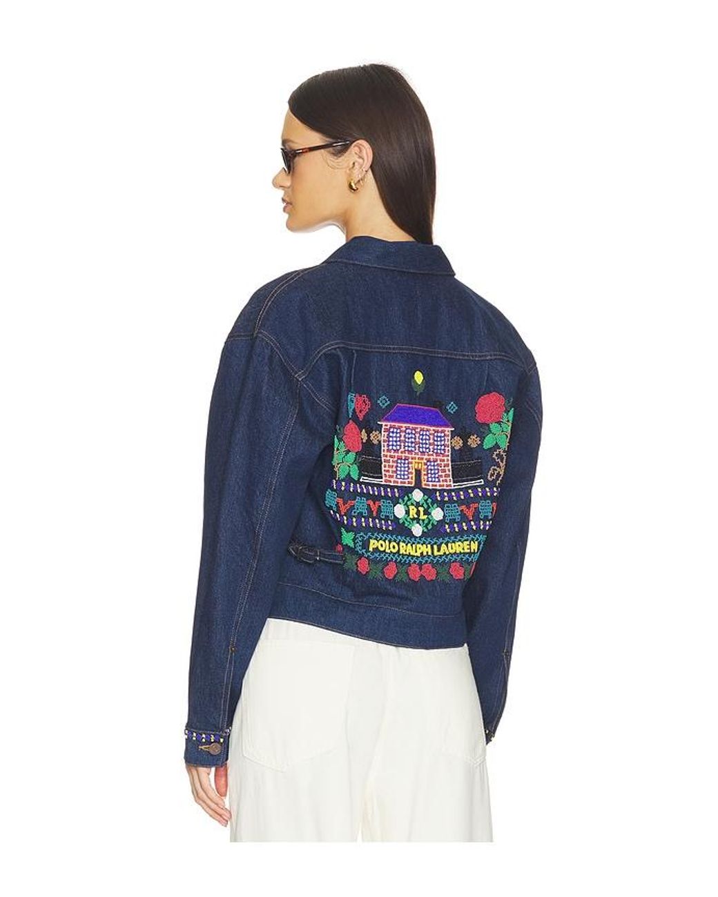 Polo Ralph Lauren Blue Rigid Denim Trucker Jacket