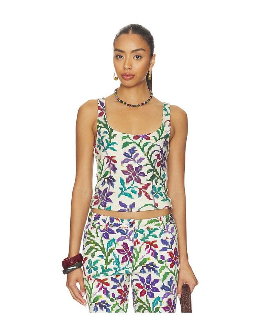 Siedres White Cali Top