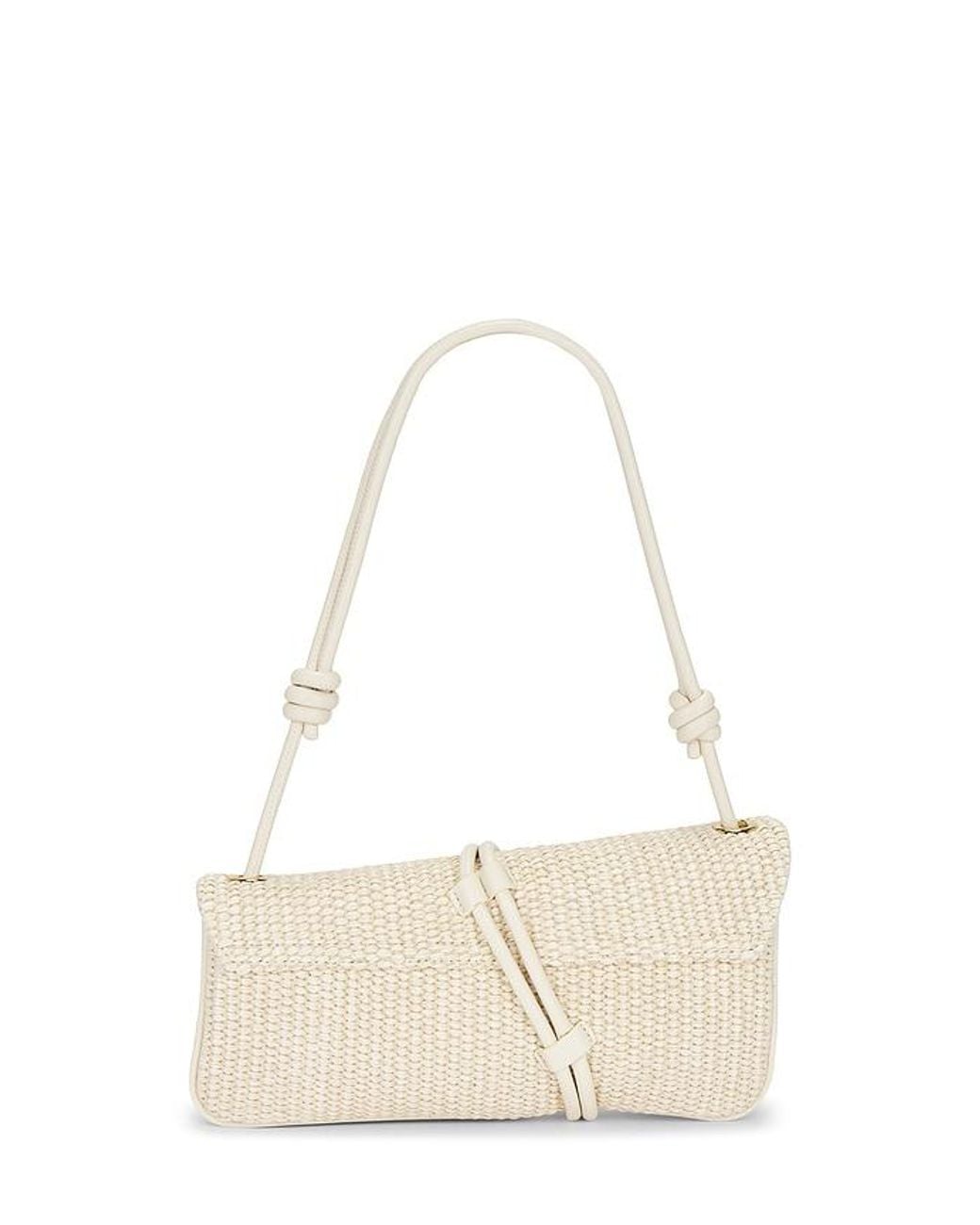 Dolce Vita Natural Raffia Baguette Bag