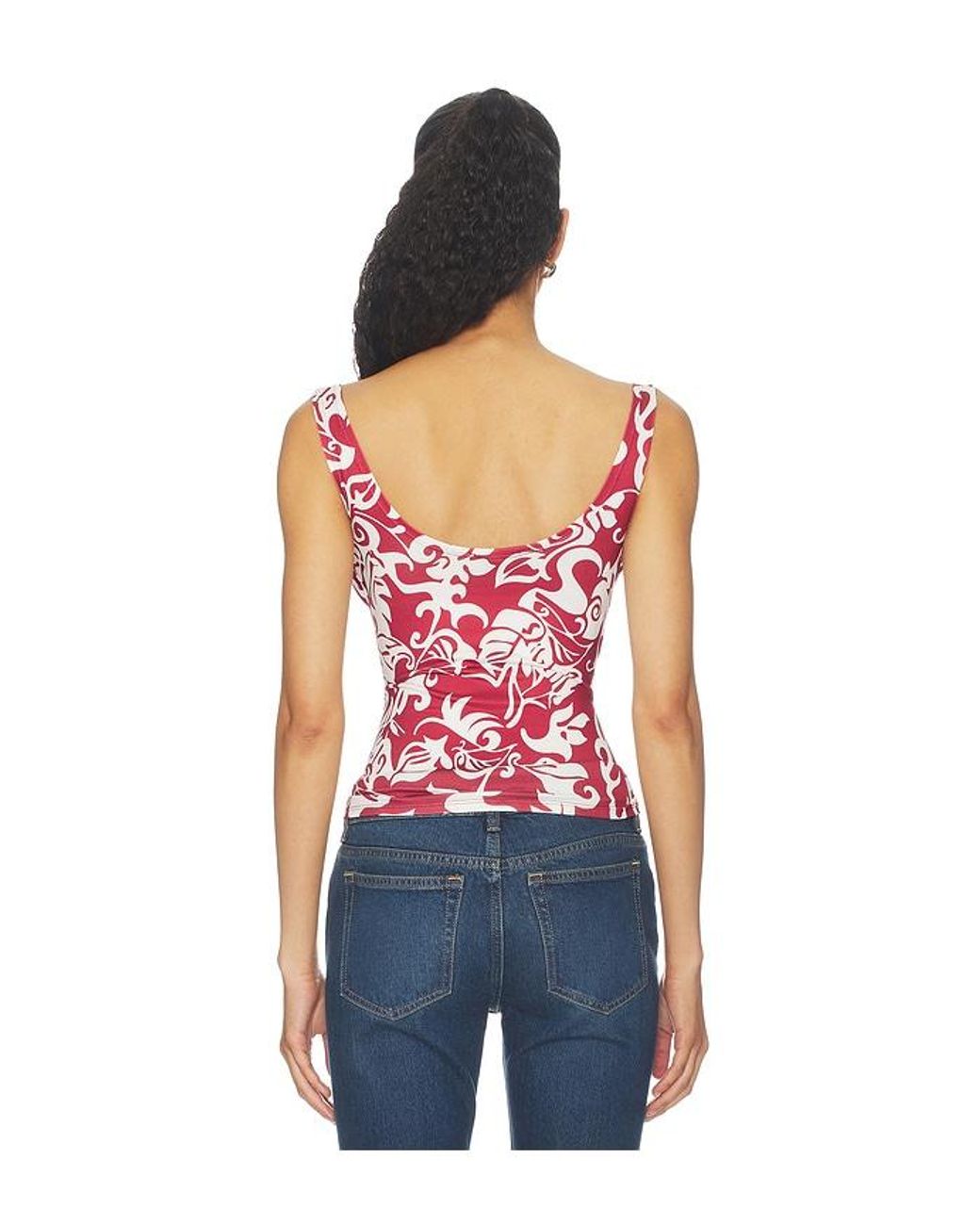 Miaou Red Lani Top