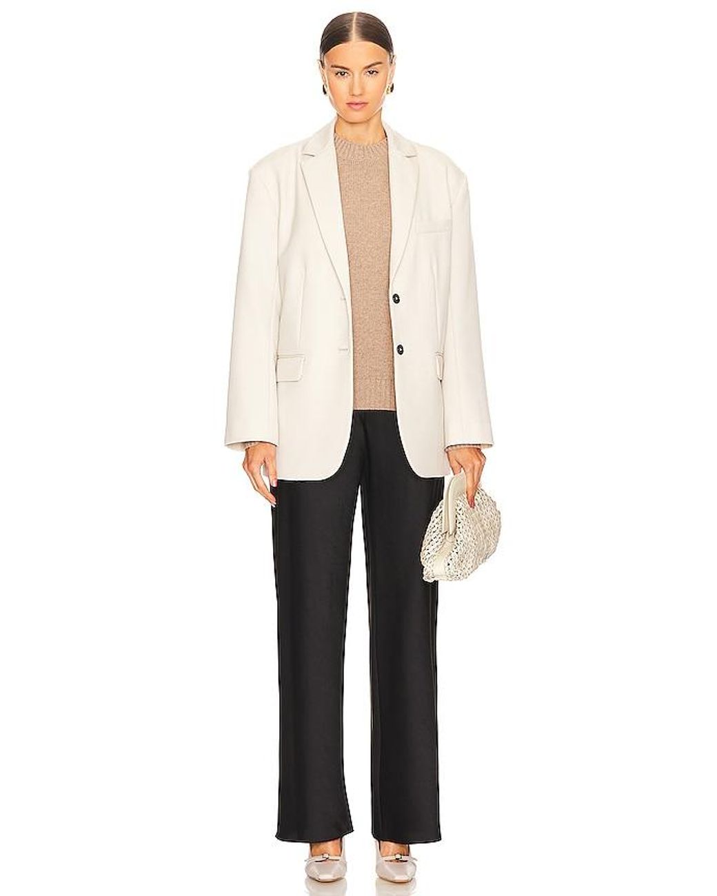 Vince Black Fluid Bias Pant