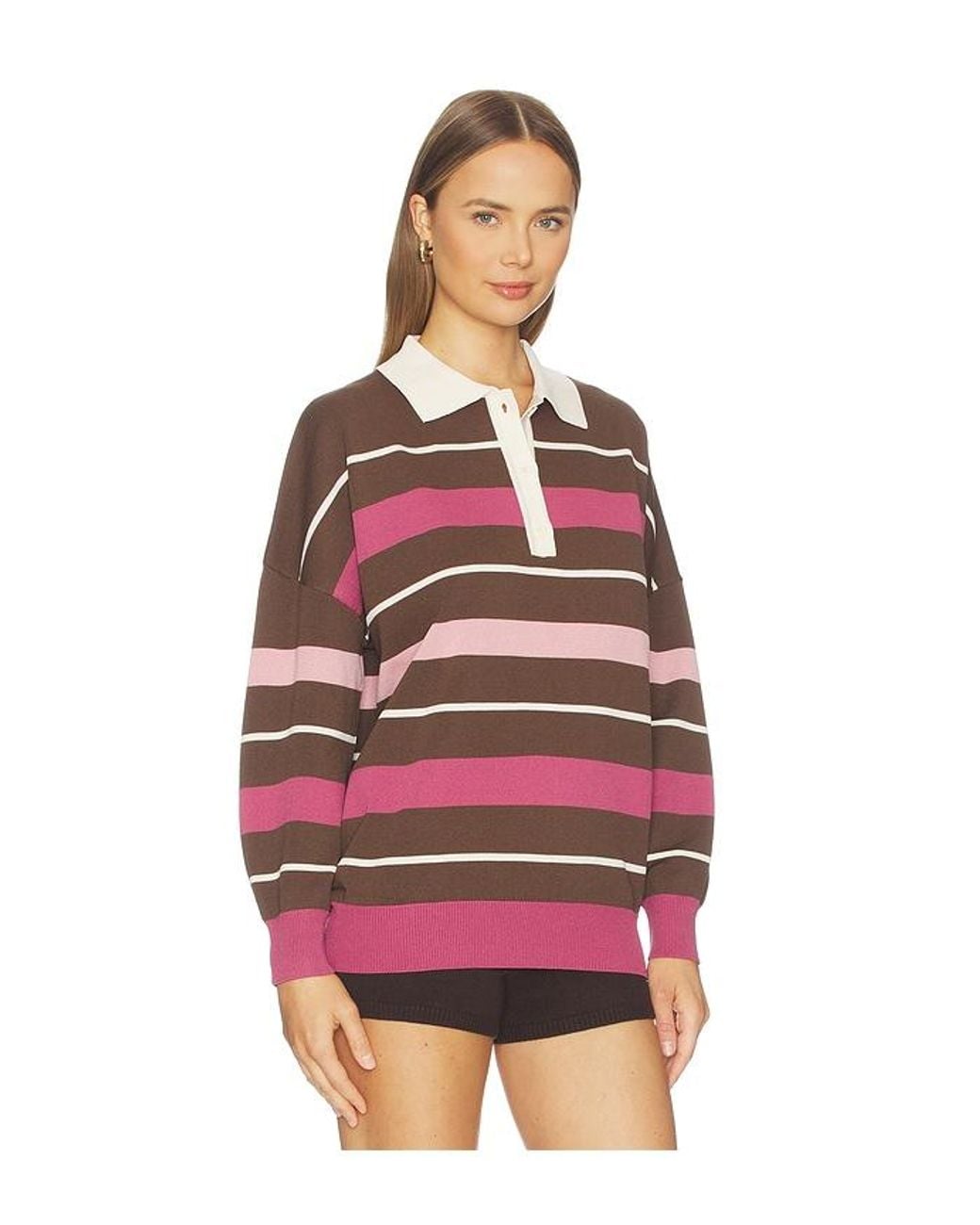 SER.O.YA Red Taby Sweater