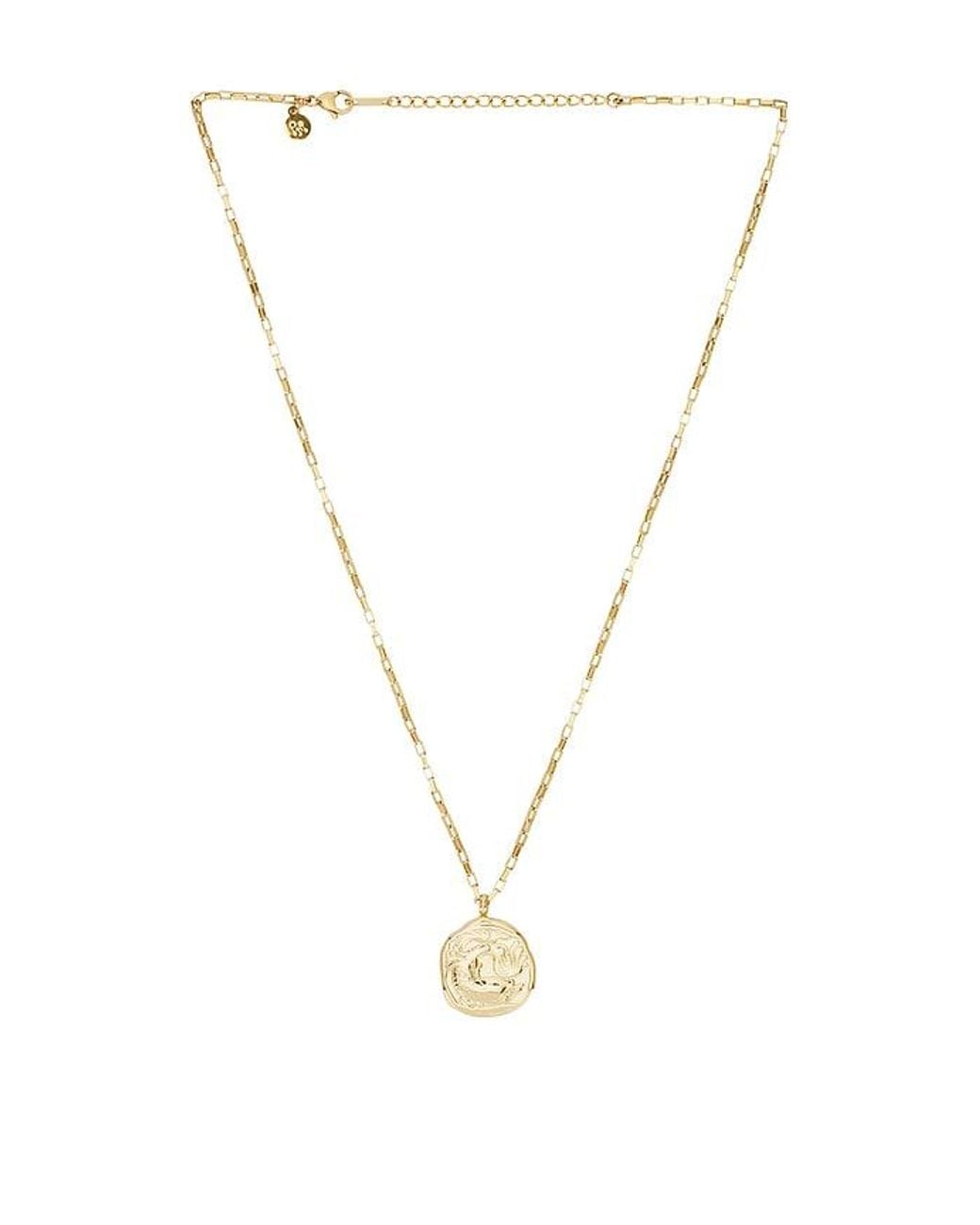 petit moments Metallic Horoscope Charm Necklace