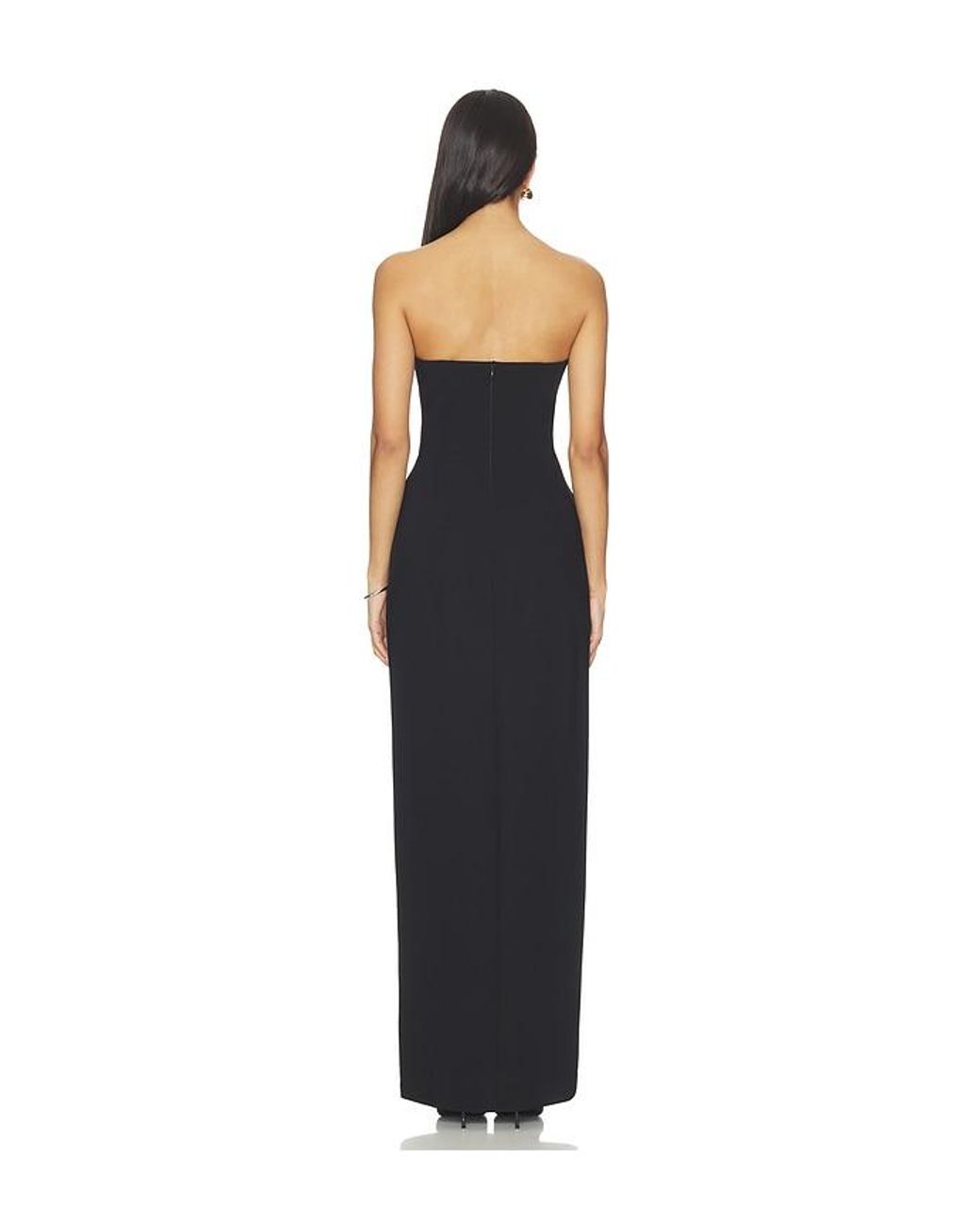 Amanda Uprichard Blue Ailany Maxi Dress