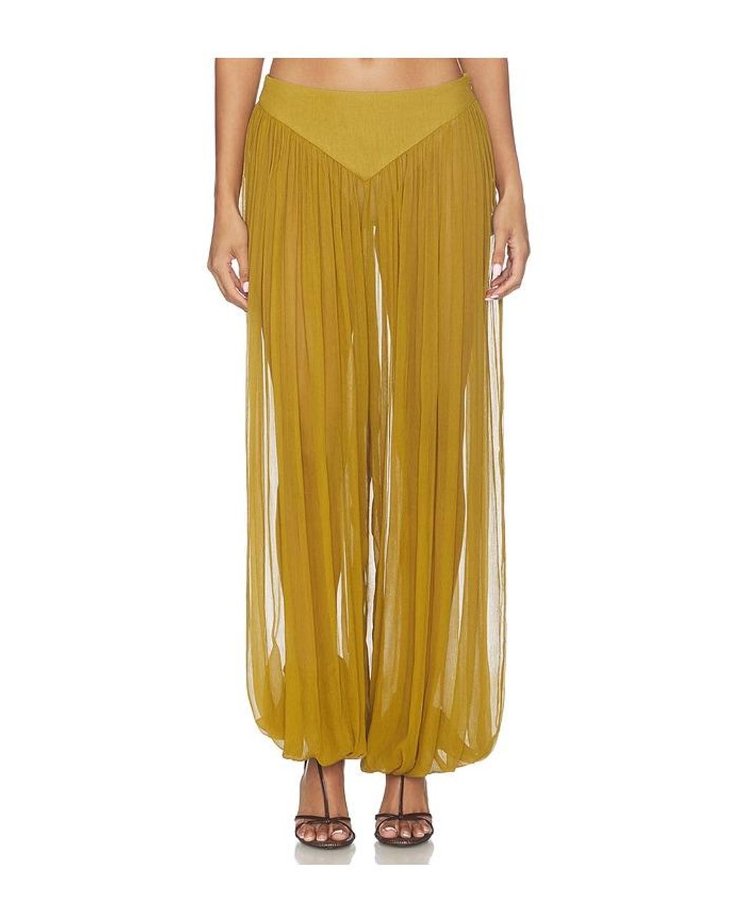 retroféte Yellow Marisel Pant