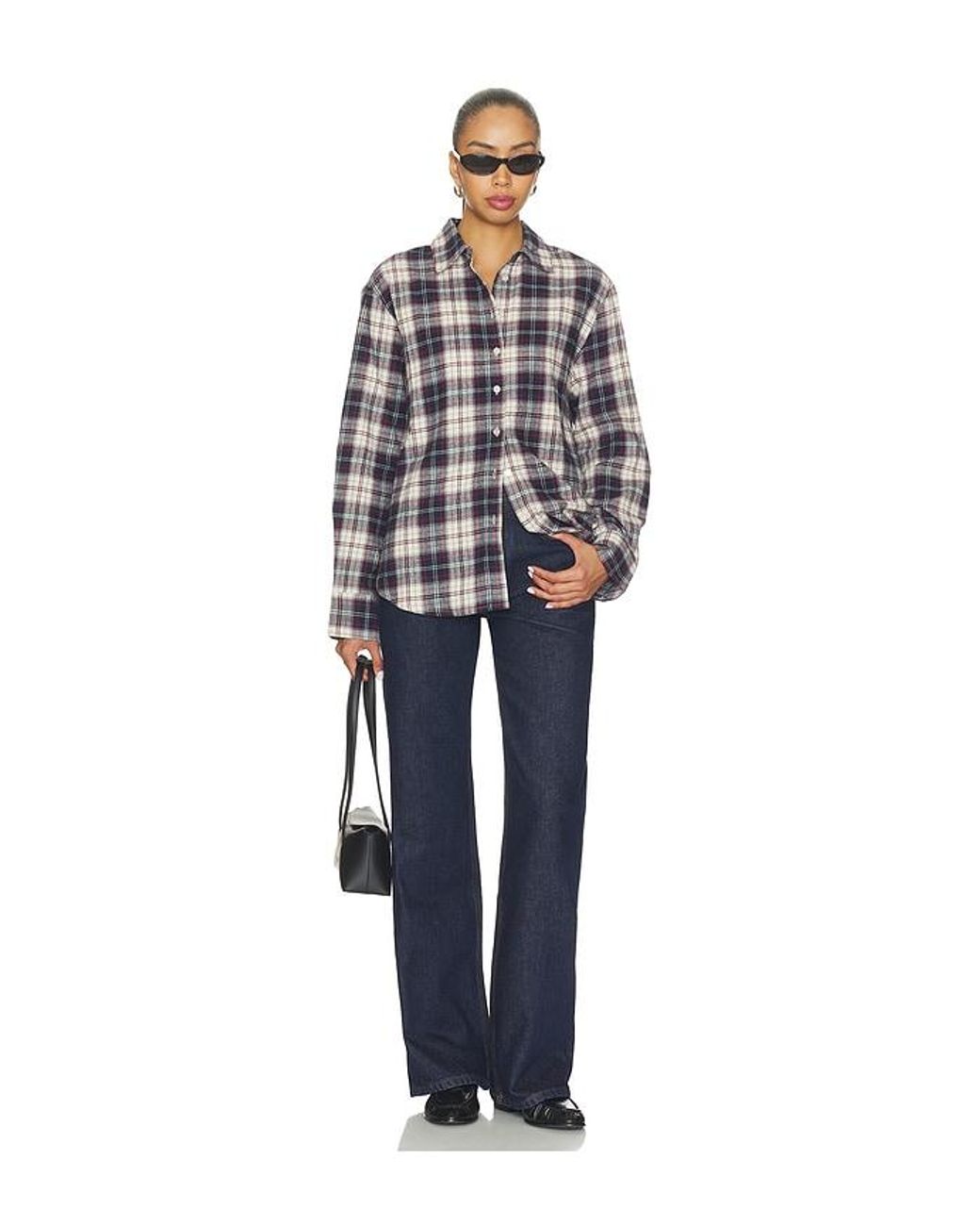 FAVORITE DAUGHTER Blue The Boyfriend Shirt