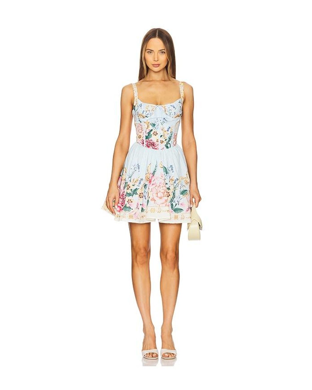 Agua Bendita White Spring Blush Dress