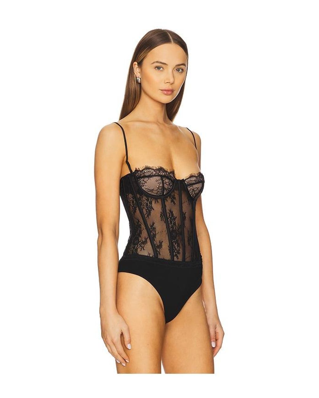 retroféte Black Gisela Bodysuit