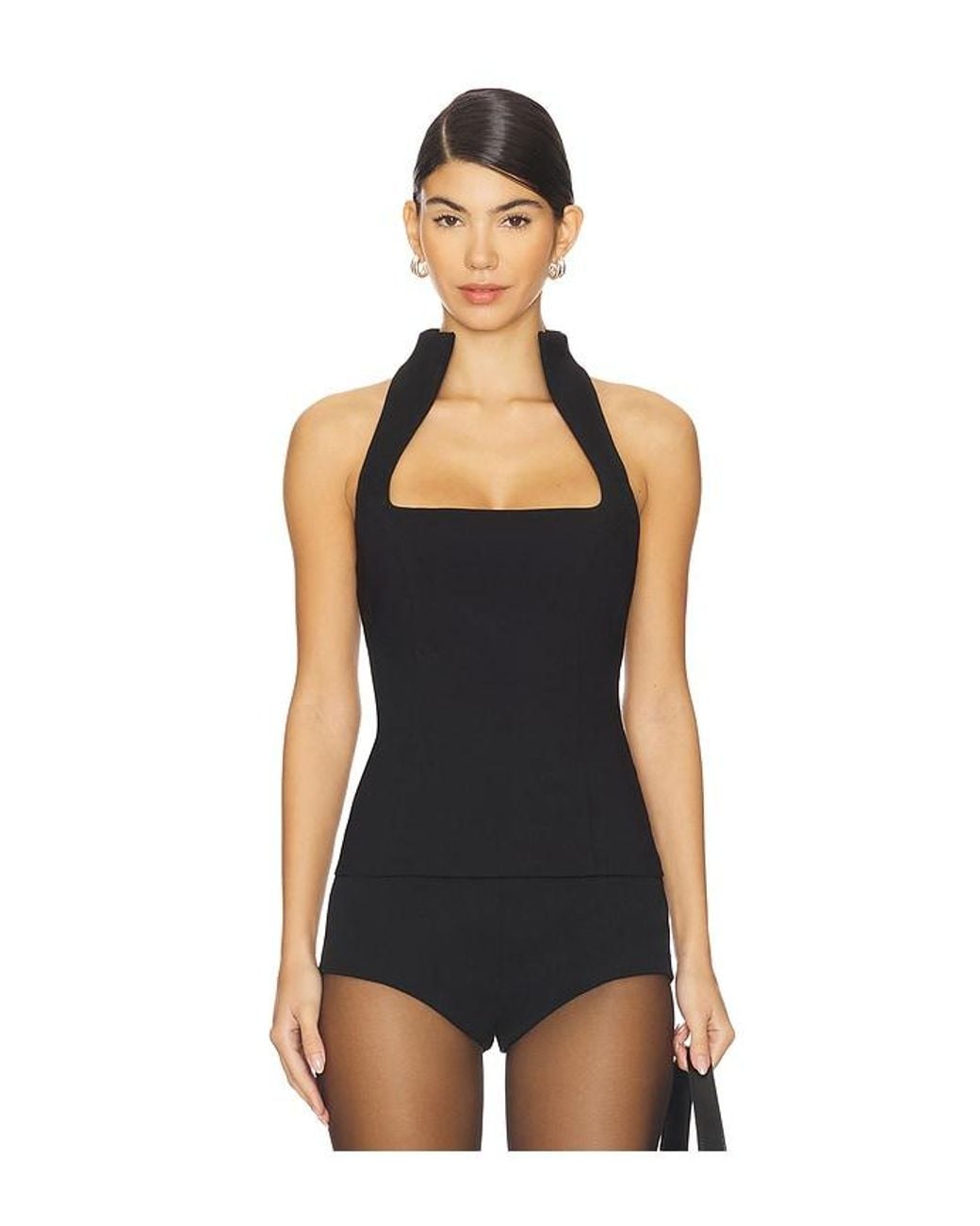 MAJORELLE Black Lori Top