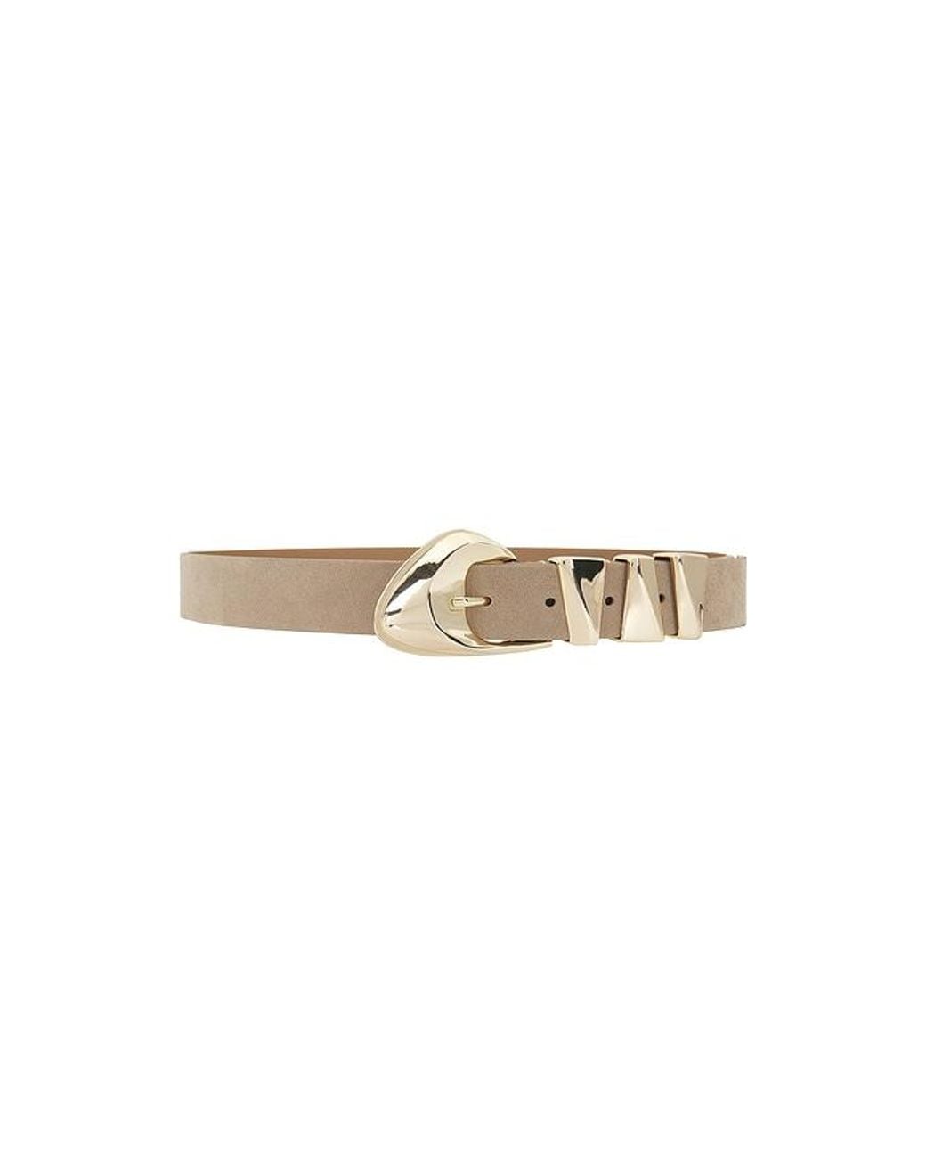 Ettika White Modern Western Belt