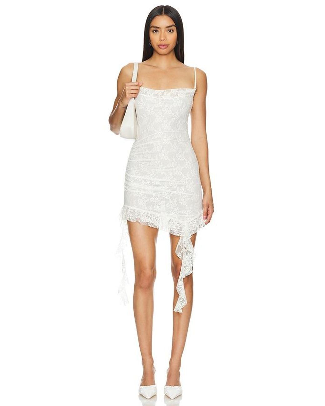 MAJORELLE White Camille Mini Dress