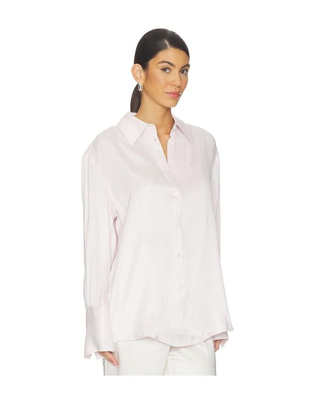 Anine Bing White Bridget Shirt