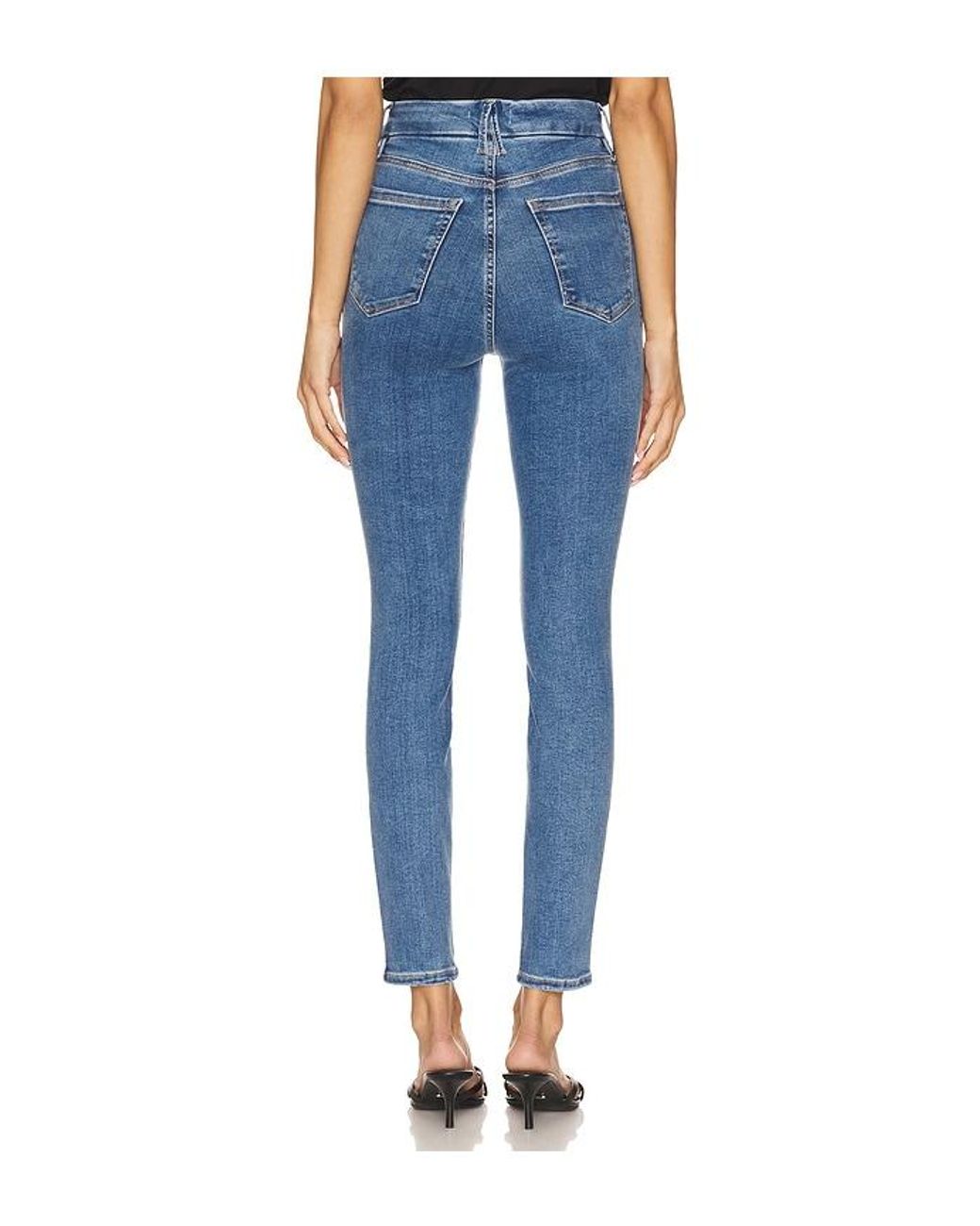 GOOD AMERICAN Blue Always Fits Good Legs Skinny Jeans
