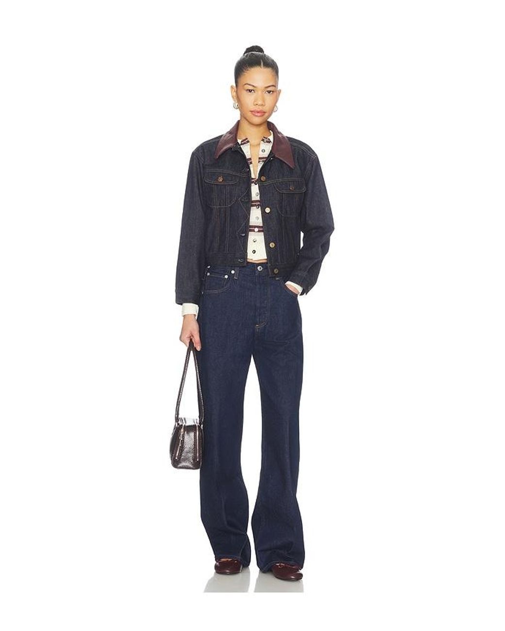 Citizens of Humanity Blue Skylar Denim Jacket
