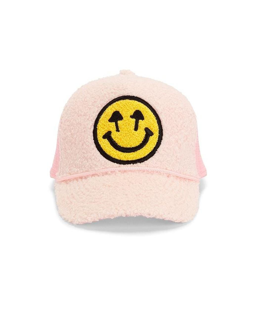 Happy Caps Natural Sherpa Meshback Hat