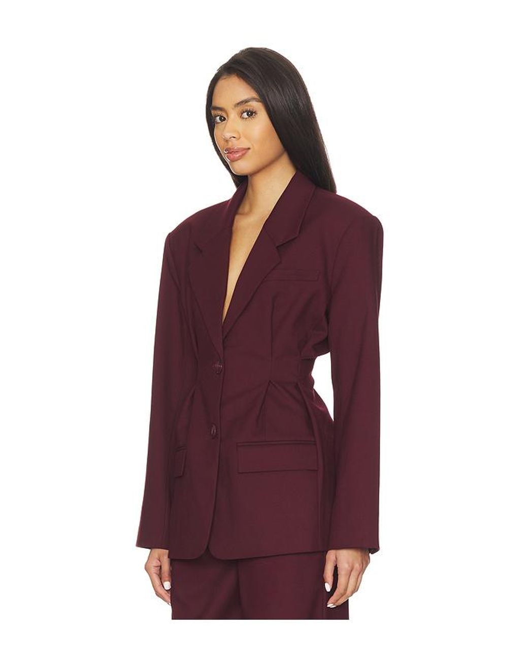 Gestuz Purple Paula Waist Blazer