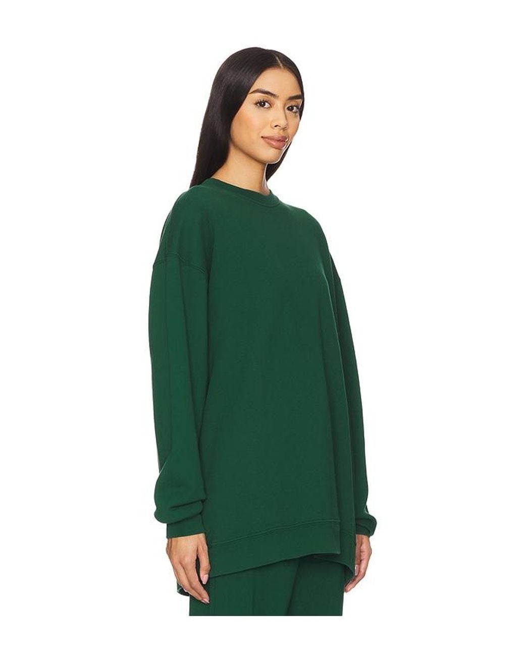 DONNI. Green X Revolve Eco Fleece Crewneck Sweatshirt