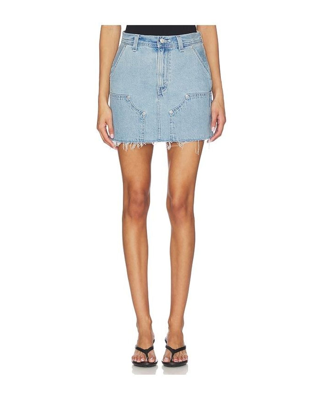 Levi's Blue Icon Utility Skirt