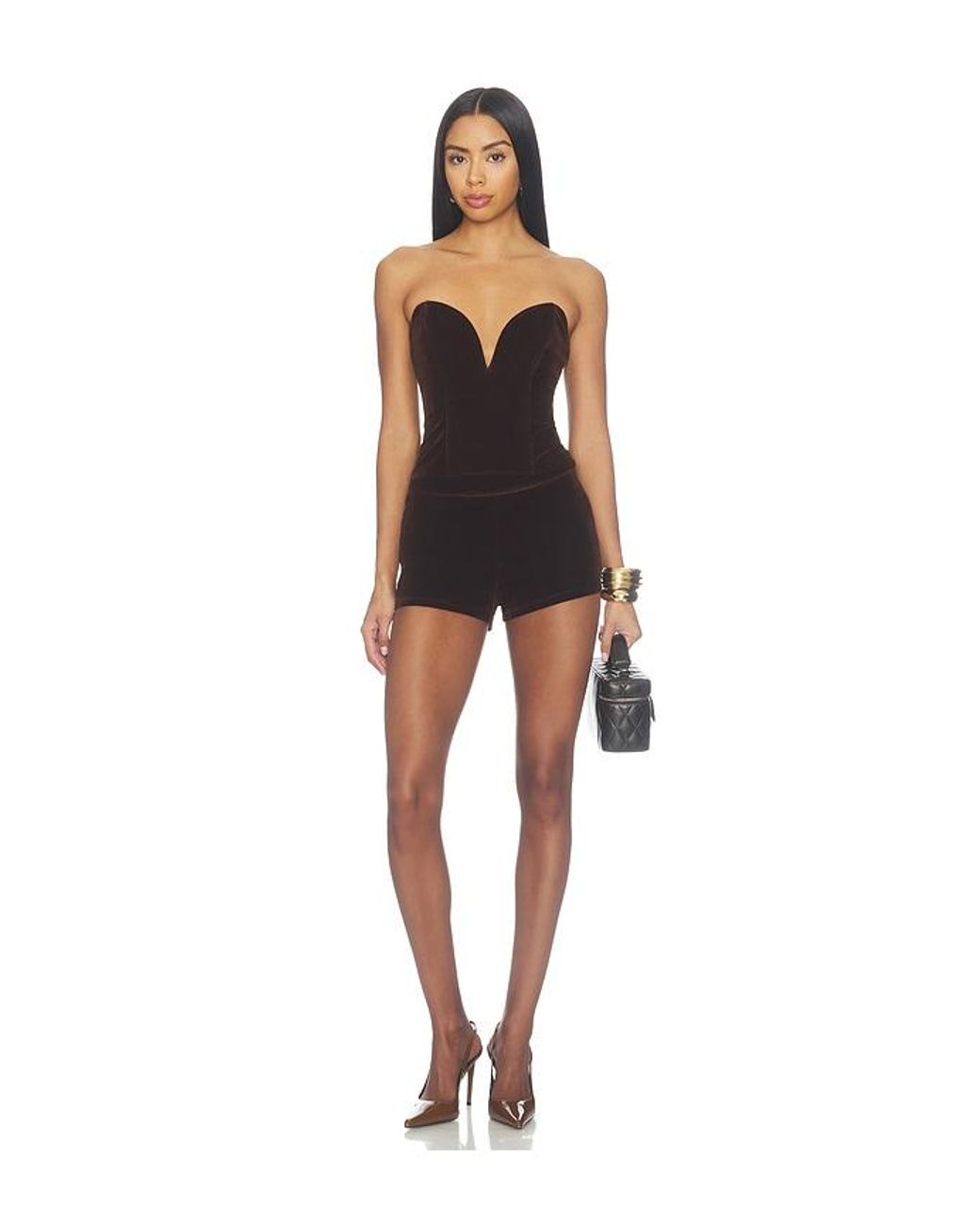 superdown Black Ava Hot Short