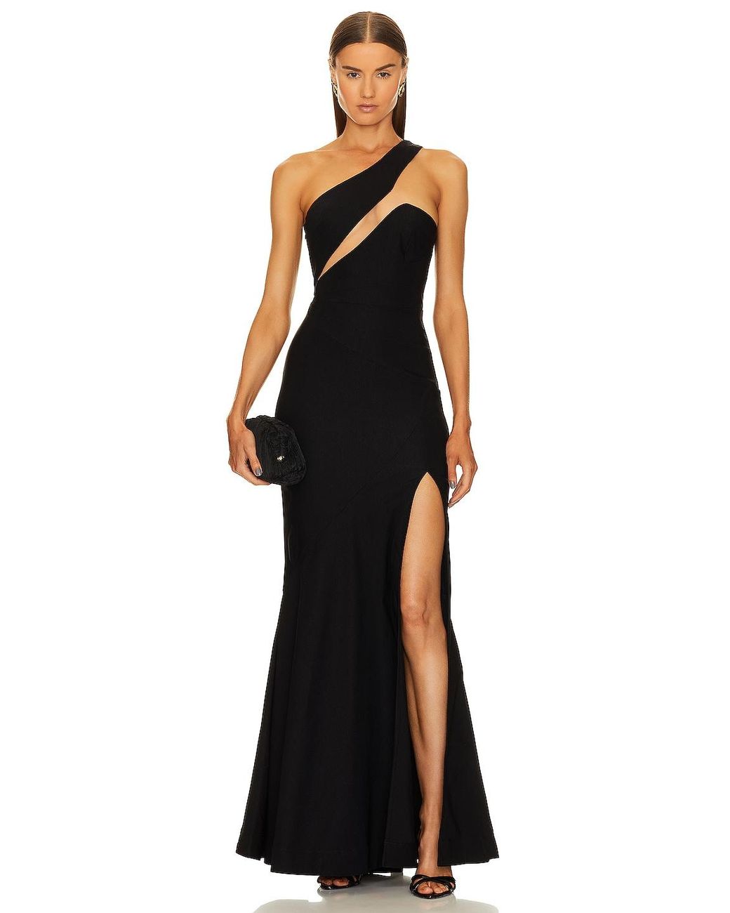 Michael Costello X Revolve Persephone Gown in Black | Lyst