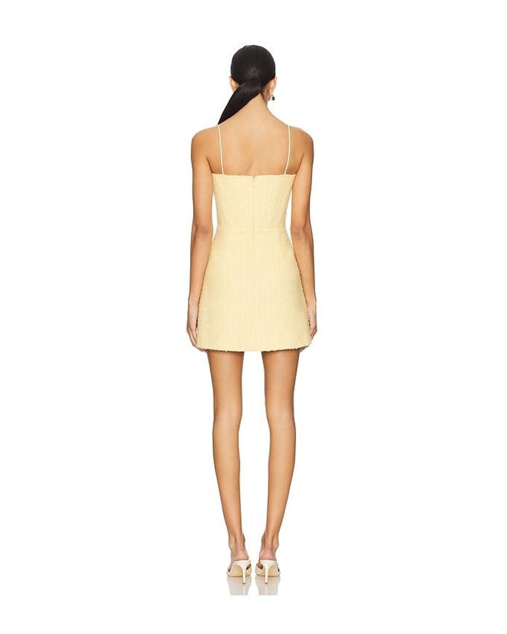 SAU LEE Natural Andi Tweed Dress