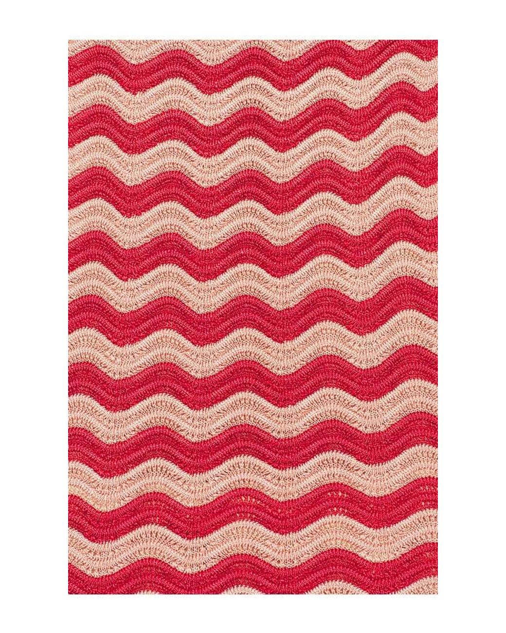 ROBE TALIA en Red Solid & Striped