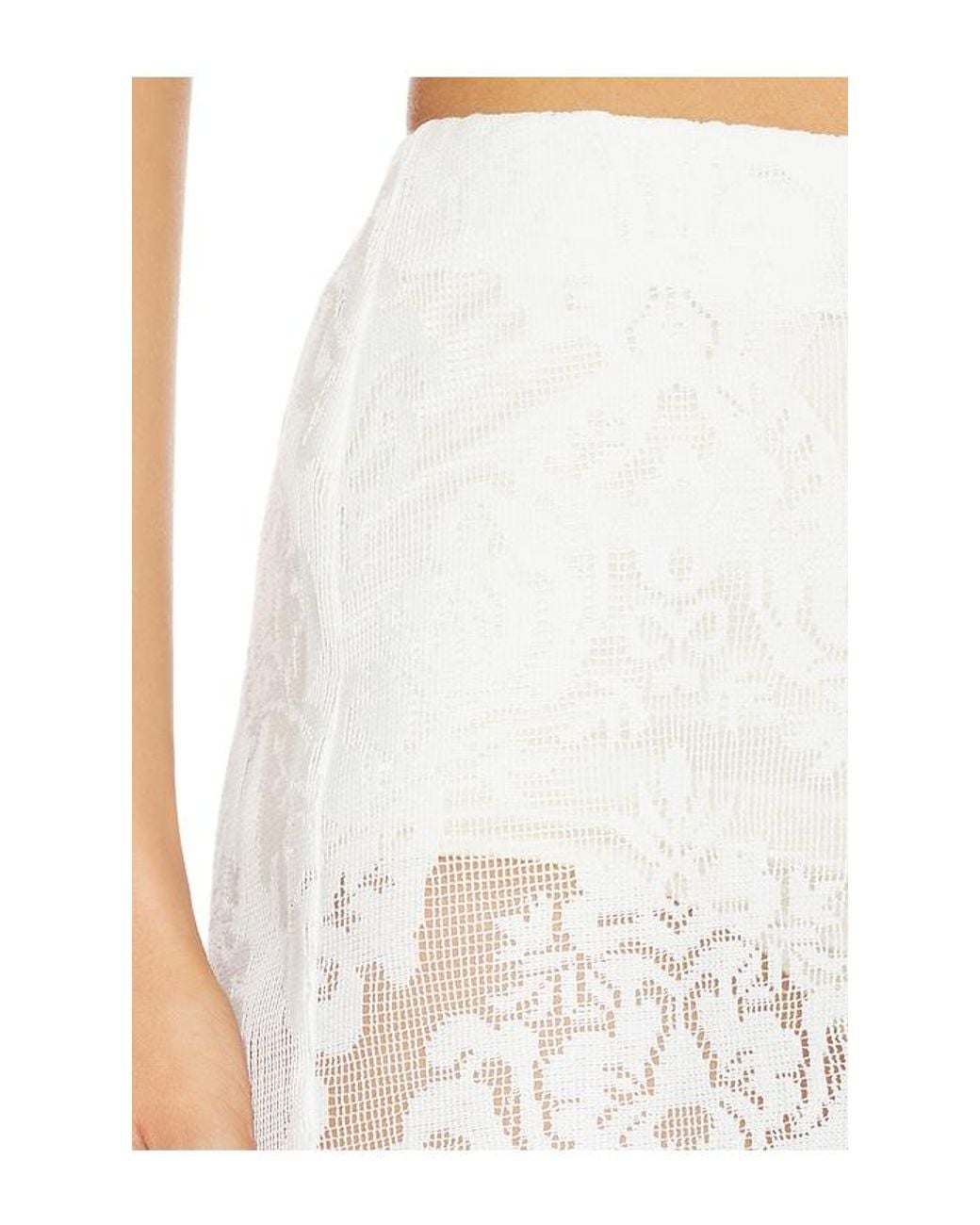 YELLOW THE LABEL White X Revolve Soren Maxi Skirt