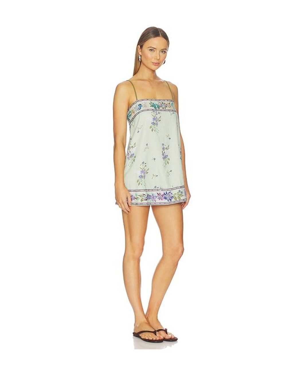 Free People Multicolor Bali Take Me With You Mini Dress