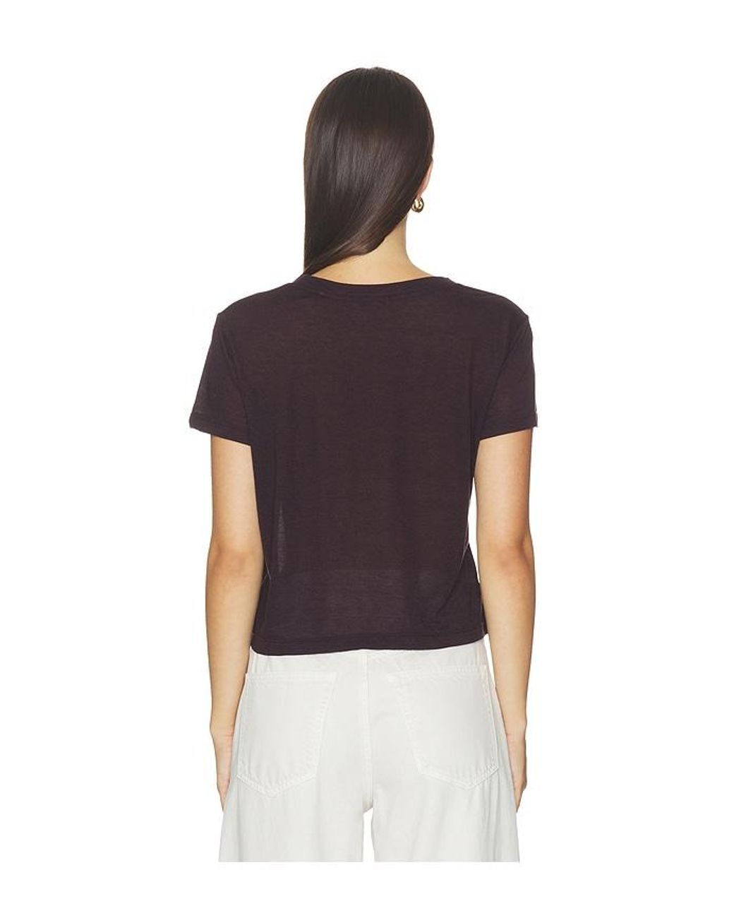 Agolde Black Adine Tee