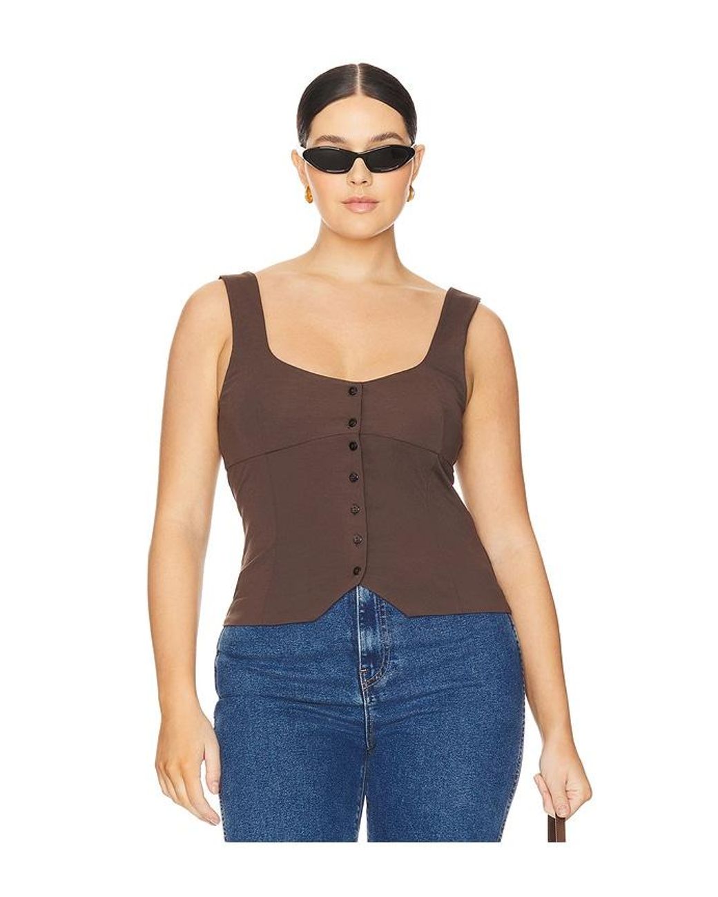 L'academie Brown 'Academie Evonne Top