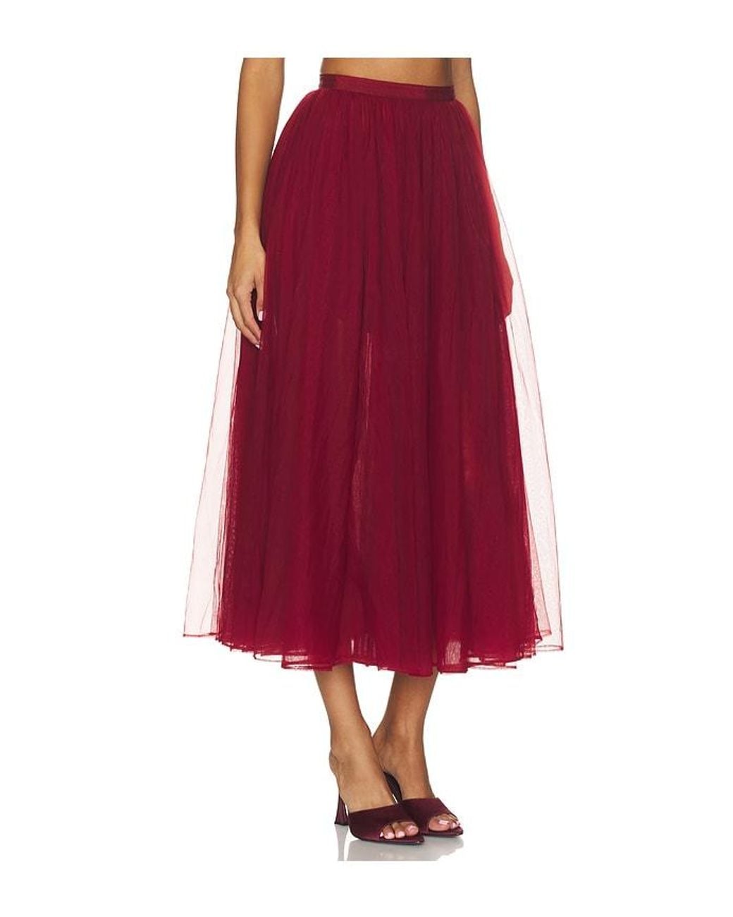 V. Chapman Red Coco Skirt